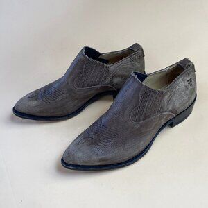 Frye Billy Shootie Western Boot Distressed Brown - Size 9